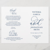 We doen dat, huwelijksceremonie, vouwbare programm (Voorkant)