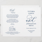 We doen dat, huwelijksceremonie, vouwbare programm (Voorkant / Achterkant)