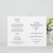 We doen dat, huwelijksceremonie, vouwbare programm (Staand voorkant)