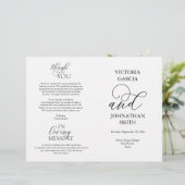 We doen dat, Wedding Ceremony Foldable Program (Staand voorkant)