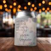 We doen Drink Eat Dance - Modern Wedding Blikjeskoeler