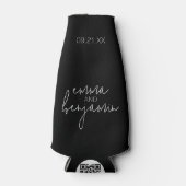 We doen Drink Eat Dance - Modern Wedding Flesjeskoeler (Voorkant)