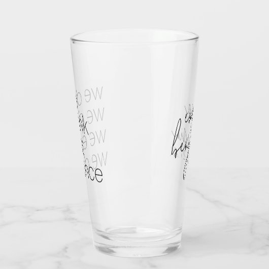 We doen Drink Eat Dance - Modern Wedding Glas (Links)