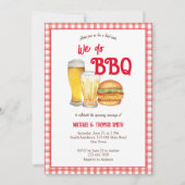We doen een BBQ barbecue vrijgezellenfeest-paren d Kaart (Voorkant)