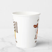 We doen een BBQ barbecue vrijgezellenfeest-paren d Papieren Bekers (Rechts)