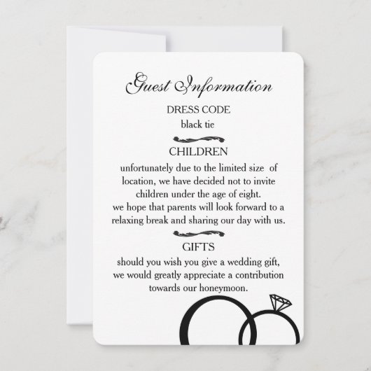 We doen een huwelijk kaart (Voorkant)