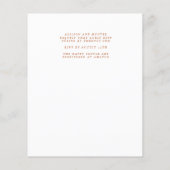 We doen een huwelijksuitnodiging (Achterkant)