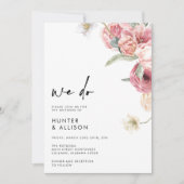 We doen een huwelijksuitnodiging | Annabeth Kaart (Voorkant)