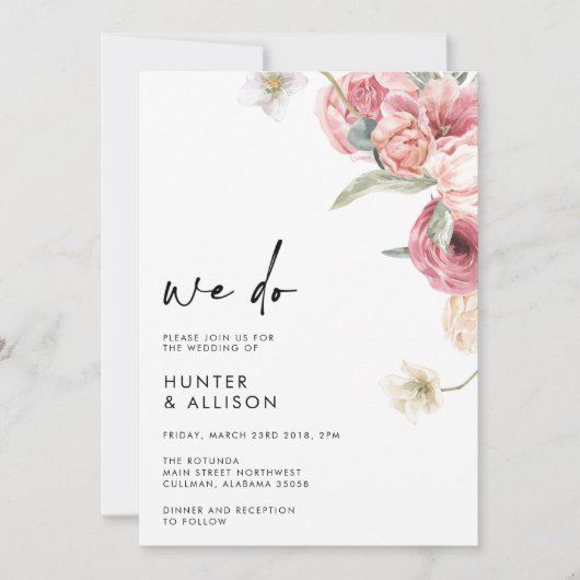 We doen een huwelijksuitnodiging | Annabeth Kaart (Voorkant)