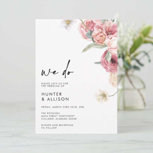 We doen een huwelijksuitnodiging | Annabeth Kaart (Staand voorkant)