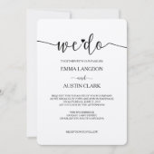 We doen een huwelijksuitnodiging - Kraft Kaart (Voorkant)