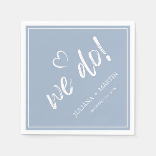 We doen een minimalistische moderne eenvoudige bla servet (Voorkant)