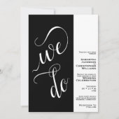 We doen een modern minimalistisch homohuwelijk kaart (Voorkant)