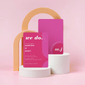 We doen een moderne, roze magenta retro Abstract Kaart