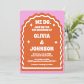 We doen een moderne, roze Oranje rugzak Kaart (Staand voorkant)