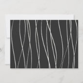 We doen een moderne simpele uitnodiging voor een z (Achterkant)