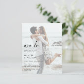 We doen een uitnodiging voor een bruiloft (Staand voorkant)