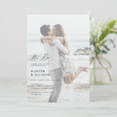 We doen een uitnodiging voor een bruiloft (Staand voorkant)