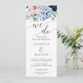 We doen een weddenschap met Navy Blooms Programmakaart (Staand voorkant)