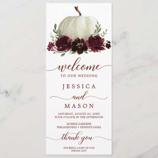 We doen een weddenschapsprogramma voor de Herfst v Programmakaart (Voorkant)