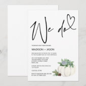 We doen eenvoudige moderne Herfst Thanksgiving Kaart (Voorkant / Achterkant)