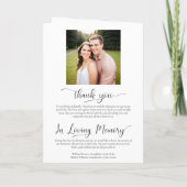 We doen elegante Bleke perzik Roos gevouwen bruilo Programma (Achterkant)