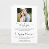 We doen elegante Bord blauw Roos gevouwen bruiloft Programma (Achterkant)