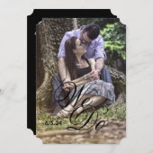 We doen elegante foto bruiloft uitnodiging (Voorkant / Achterkant)