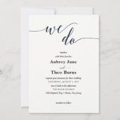 "We doen" Eucalyptus Weddenschap Kaart (Achterkant)