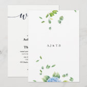 "We doen" Eucalyptus Weddenschap Kaart (Voorkant / Achterkant)