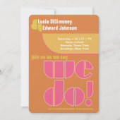 We doen geometrische typografie verbrand Sinaasapp Kaart (Voorkant)