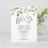 We doen gewoon moderne bruine Eucalyptus Kaart (Staand voorkant)