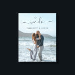 We doen handgeschreven Script Couple Photo Canvas Afdruk<br><div class="desc">We maken met handschrift gekoppelde afdruk van het Script Couple Photo Canvas</div>