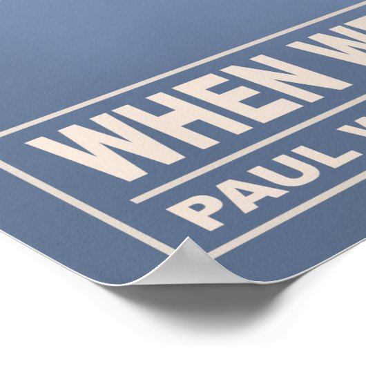 We doen het allemaal beter - Wellstone Poster (Hoek)