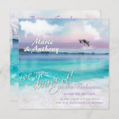 WE DOEN HET BRACHTIGE TROPISCHE OCEAAN SUNRISE KAART (Voorkant / Achterkant)