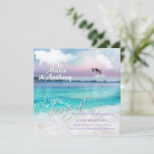 WE DOEN HET BRACHTIGE TROPISCHE OCEAAN SUNRISE KAART (Staand voorkant)