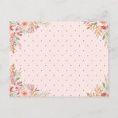 We doen het | Elegant Gold Script & Sweet Rozen We Uitnodiging Briefkaart (Achterkant)