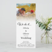 We doen het - Het zoenen van een paar op een weide Kaart (Staand voorkant)