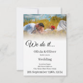 We doen het - Het zoenen van een paar op een weide Kaart (Voorkant)