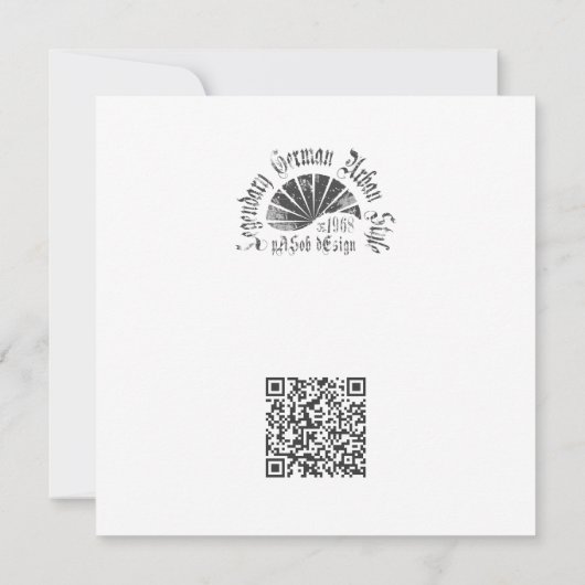 We doen het - Het zoenen van een paar op een weide Kaart (Achterkant)