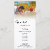 We doen het - Het zoenen van een paar op een weide Programmakaart (Voorkant)