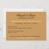 We doen het in Cabo! Save the Date (Achterkant)