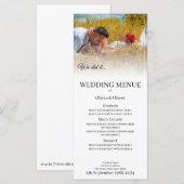We doen het - Kussend Paar op een Weiland Menu (Voorkant / Achterkant)