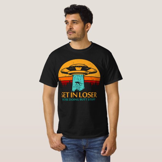 We doen het maar met Alien UFO. T-shirt (Voorkant volledig)