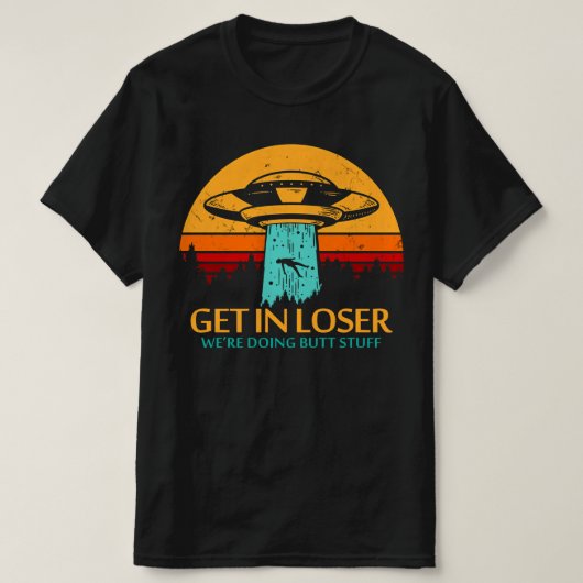 We doen het maar met Alien UFO. T-shirt (Design voorkant)