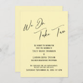 We doen het, neem twee: Vertraagde weddenschap Ble Kaart (Voorkant / Achterkant)