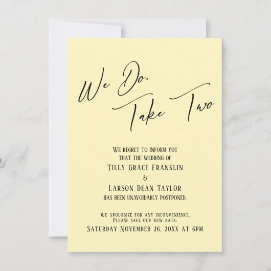 We doen het, neem twee: Vertraagde weddenschap Ble Kaart (Voorkant)