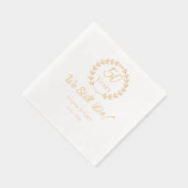 "We doen het nog steeds" 50ste bruiloft Jubileum Folie Servetten (Rechts)