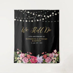 We doen het nog steeds   String Lights 50 Wedding  Wandkleed