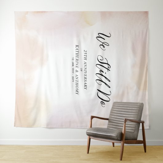 We doen het nog steeds | WATERVERF JUBILEUM Wandkleed (In Situ (horizontaal))